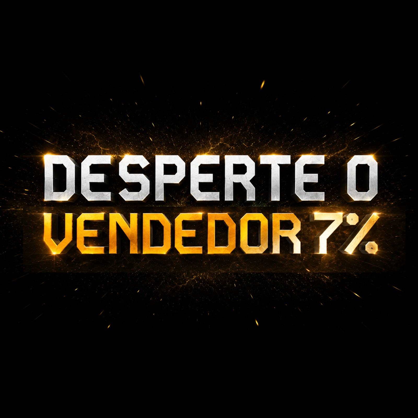 Identidade visual do curso Desperte o Vendedor 7%